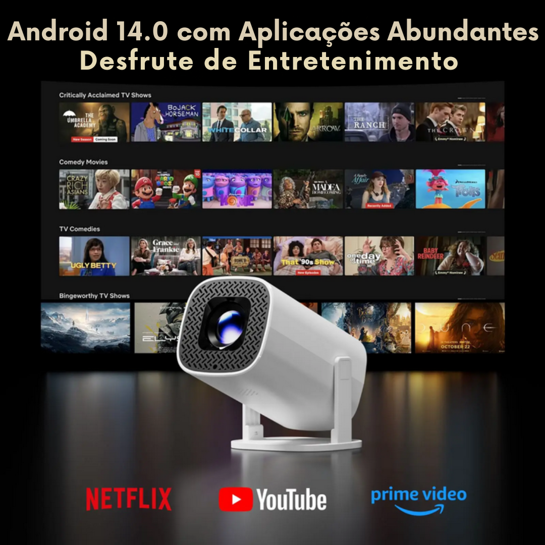 Projetor de Cinema Portátil